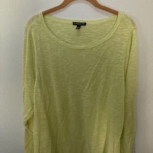 light knit lime green sweater